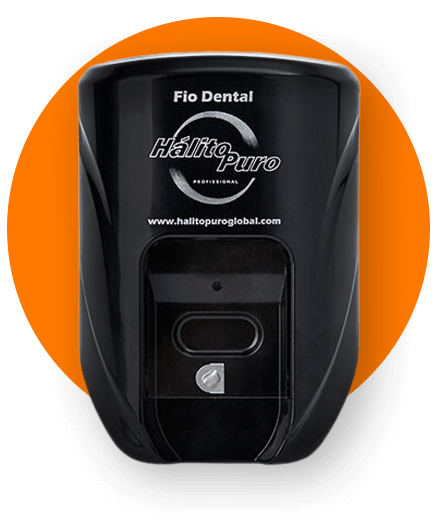 DentalLog - Produto Dispenser de Fio Dental Preto